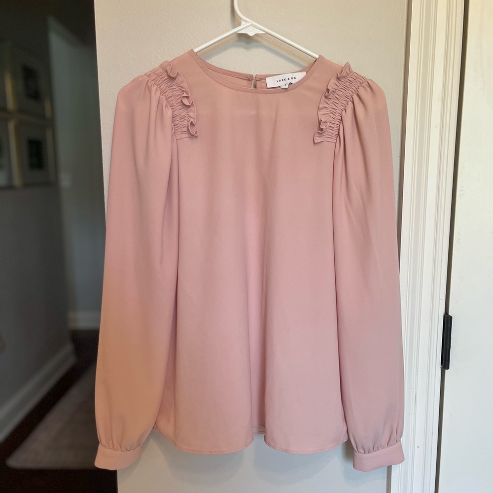 Lark & Ro mauve blouse